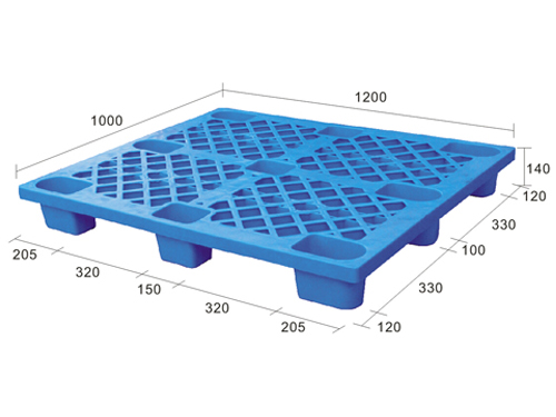 1210網(wǎng)格輕型塑料托盤